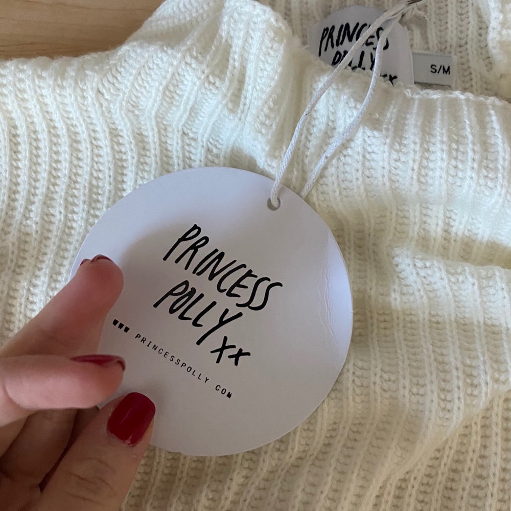 Princess Polly white sweater